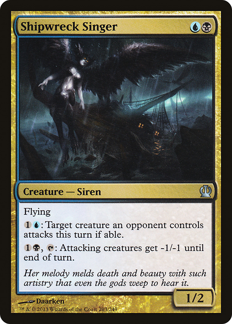 Shipwreck Singer (203) Foil - Theros