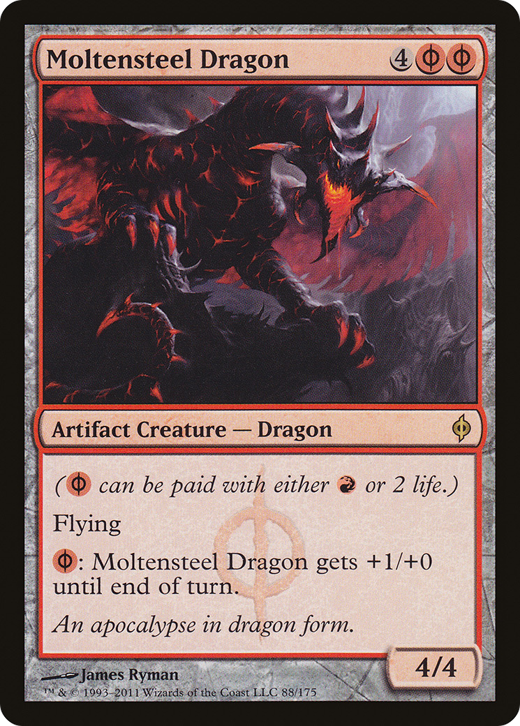 Moltensteel Dragon (088) - New Phyrexia