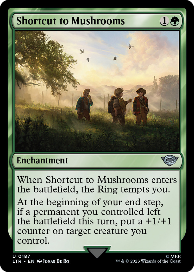Shortcut to Mushrooms (187) Foil - The Lord of the Rings: Tales of Middle-earth