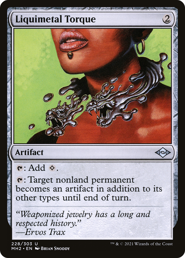 Liquimetal Torque (228) Foil - Modern Horizons 2
