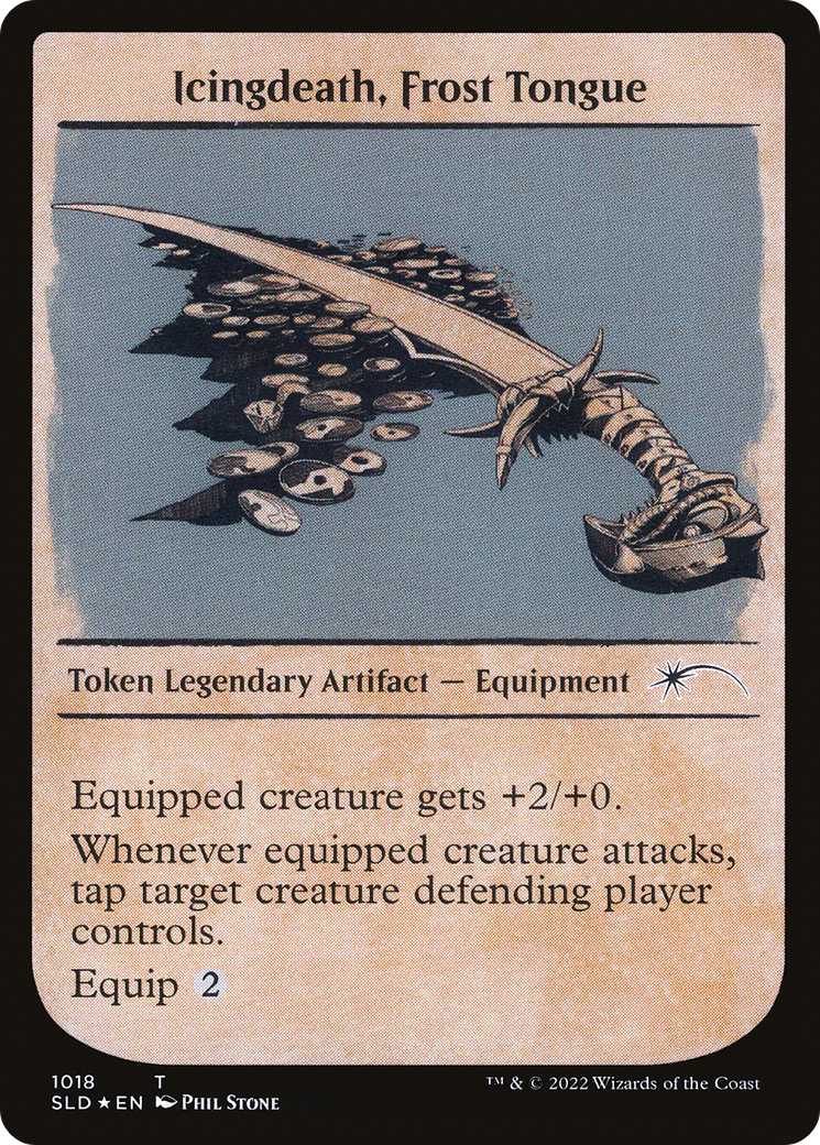 Icingdeath, Frost Tongue (Showcase) (1018) Foil - Secret Lair Drop