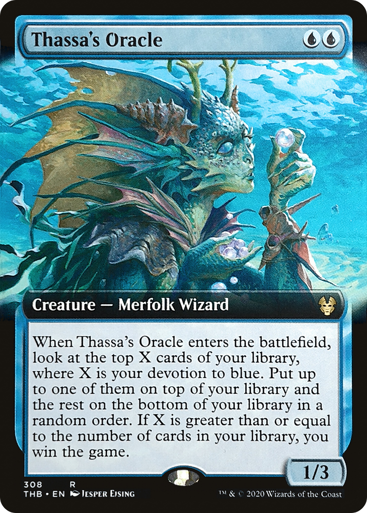 Thassa's Oracle (Extended Art) (308) Foil - Theros Beyond Death