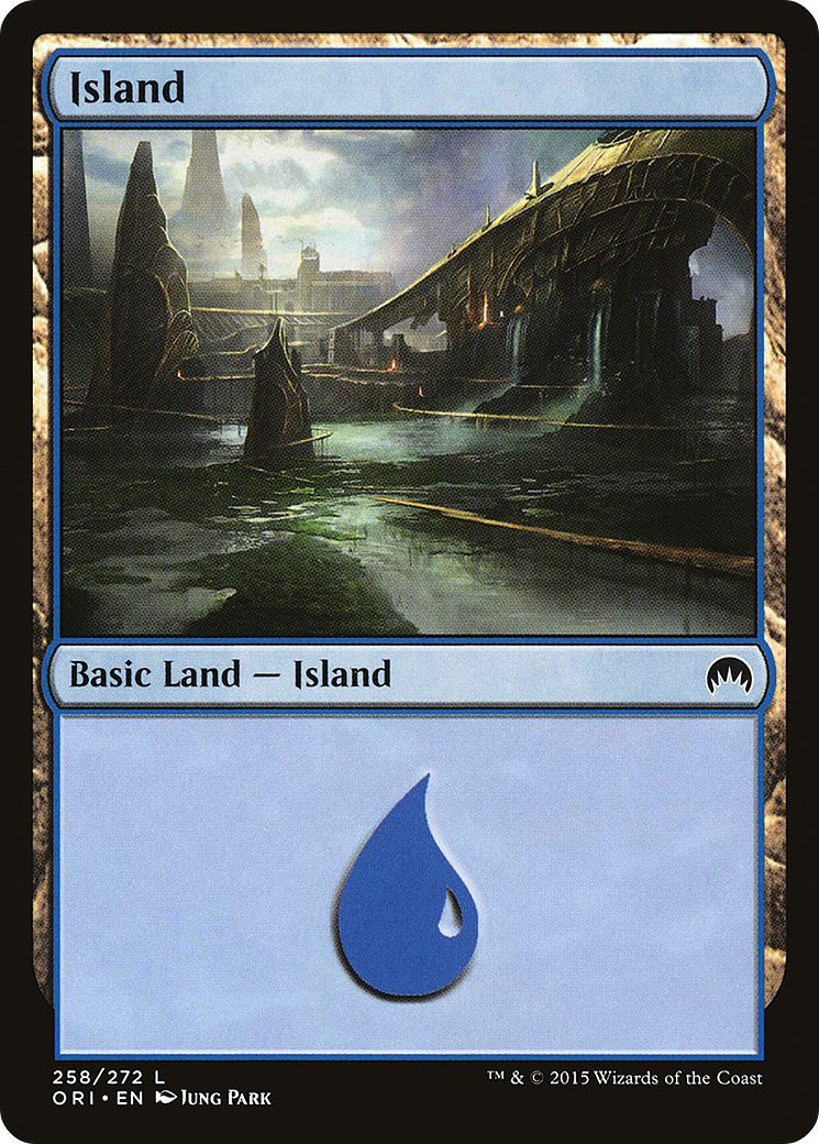 Island (258) Foil - Magic Origins