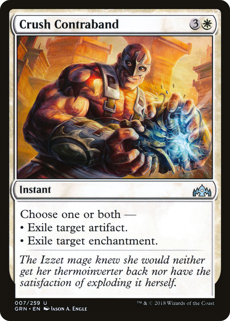 Crush Contraband (007) Foil - Guilds of Ravnica