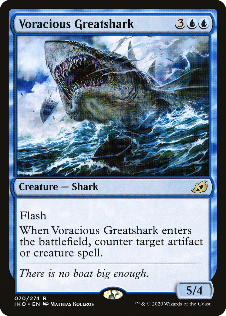 Voracious Greatshark (070) Foil - Ikoria: Lair of Behemoths