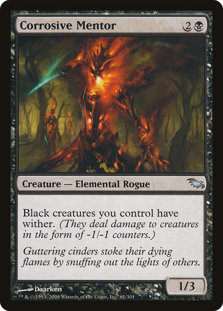 Corrosive Mentor (061) Foil - Shadowmoor