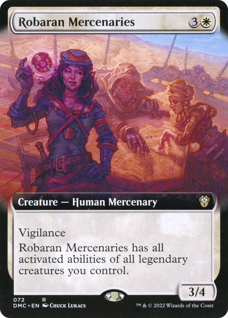 Robaran Mercenaries (Extended Art) (072) - Dominaria United Commander