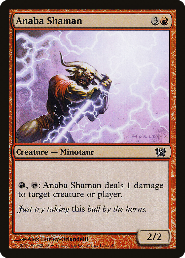 Anaba Shaman (175★) Foil - Eighth Edition