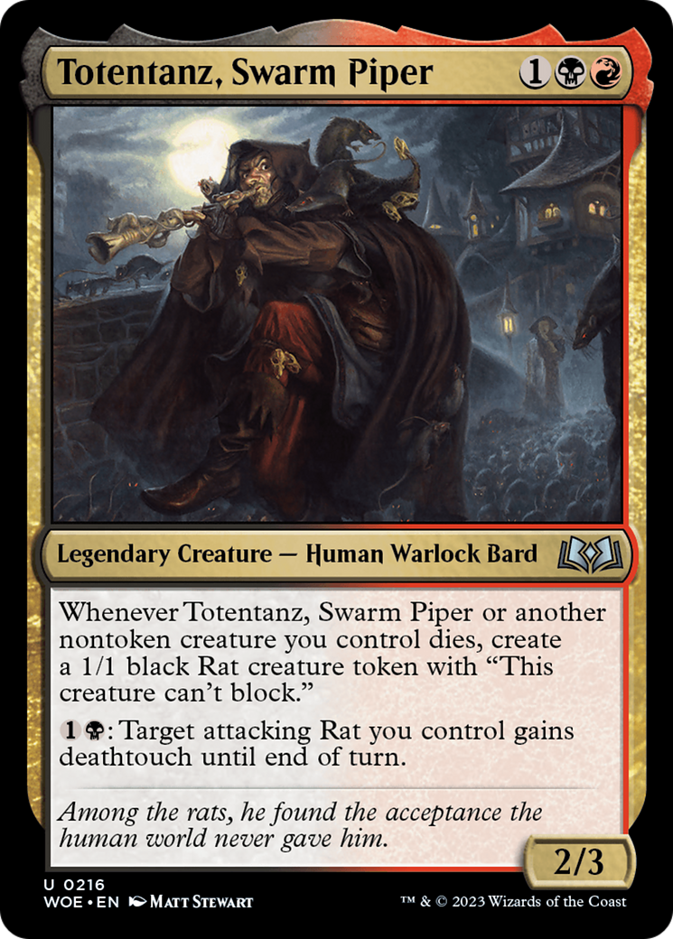 Totentanz, Swarm Piper (216) Foil - Wilds of Eldraine