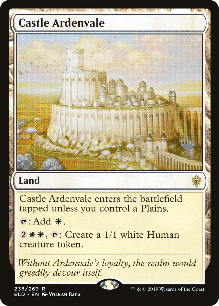 Castle Ardenvale (238p) Foil - Throne of Eldraine Promos