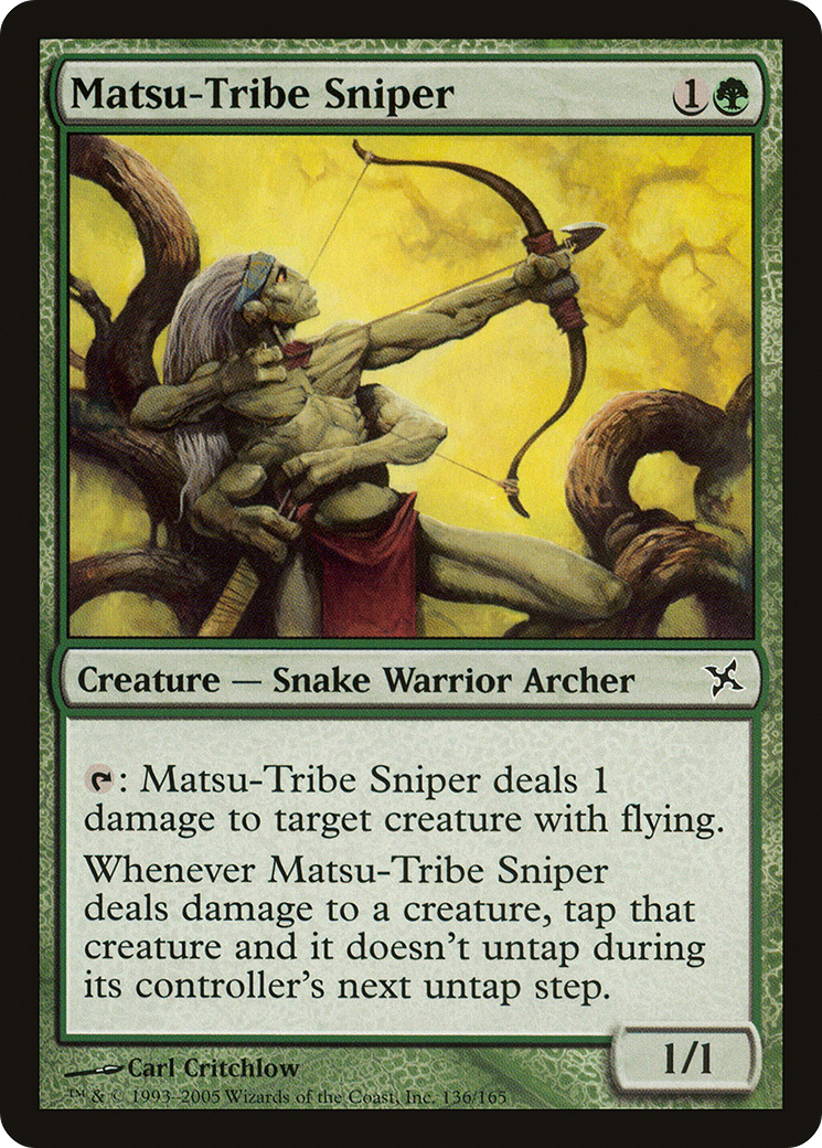 Matsu-Tribe Sniper (136) Foil - Betrayers of Kamigawa
