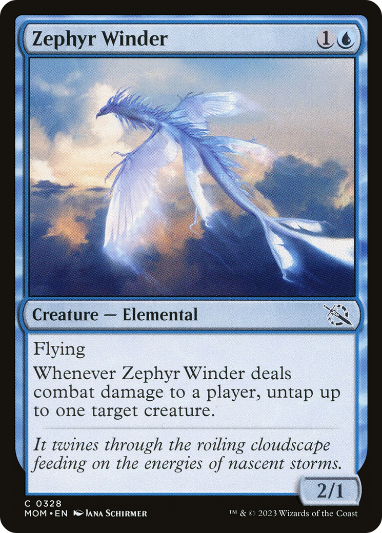 Zephyr Winder (328) Foil - March of the Machine