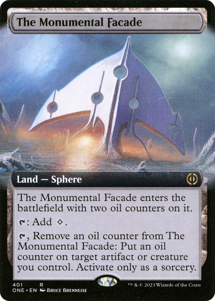 The Monumental Facade (Extended Art) (401) - Phyrexia: All Will Be One