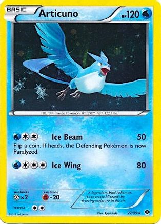 Articuno - 27/99 (Next Destinies) (27) Holofoil - Blister Exclusives