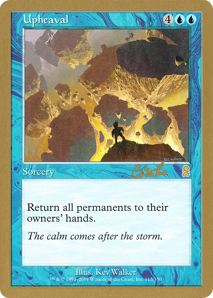 Upheaval - 2002 Carlos Romao (ODY) (Retro) - World Championship Decks 2002