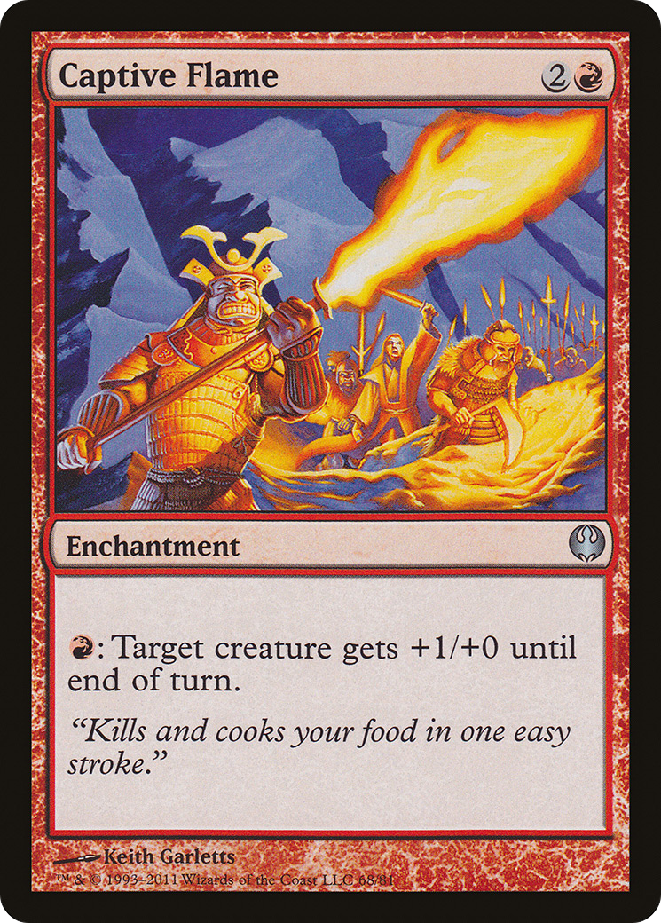 Captive Flame (068) - Duel Decks: Knights vs. Dragons