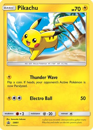 Pikachu - SM81 (SM81) Holofoil - SM Promos