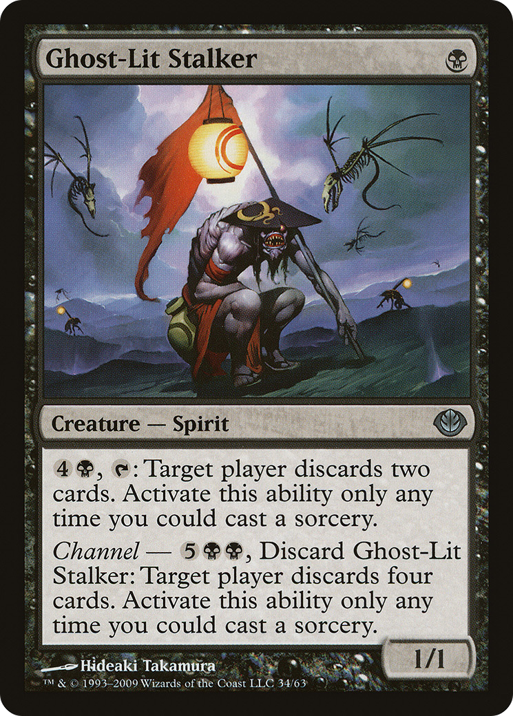 Ghost-Lit Stalker (034) - Duel Decks: Garruk vs. Liliana