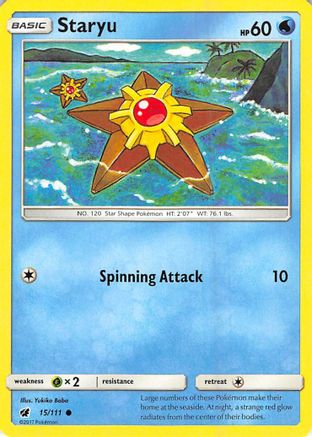 Staryu (15) Reverse Holofoil - Crimson Invasion