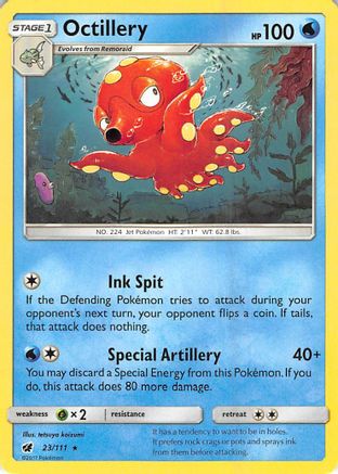 Octillery (23) Reverse Holofoil - Crimson Invasion