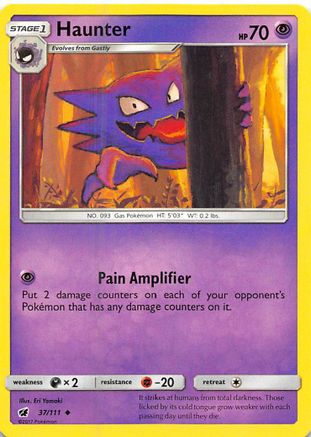 Haunter (37) Reverse Holofoil - Crimson Invasion