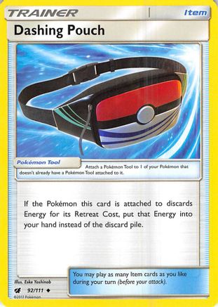 Dashing Pouch (92) Reverse Holofoil - Crimson Invasion