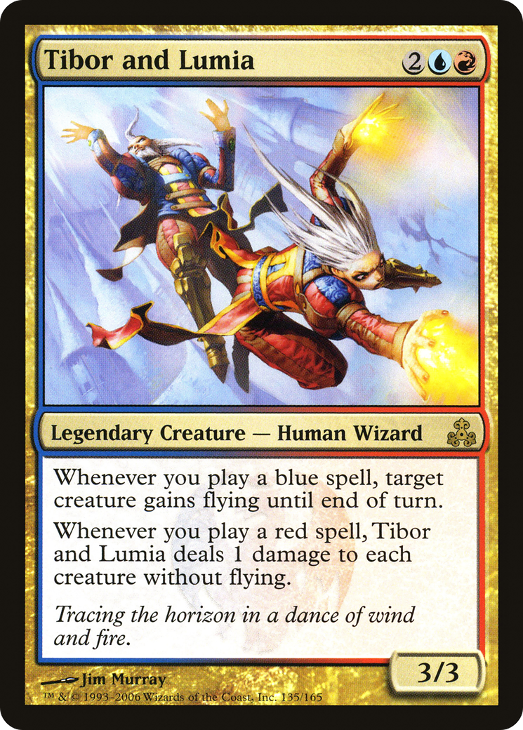 Tibor and Lumia (135) Foil - Guildpact