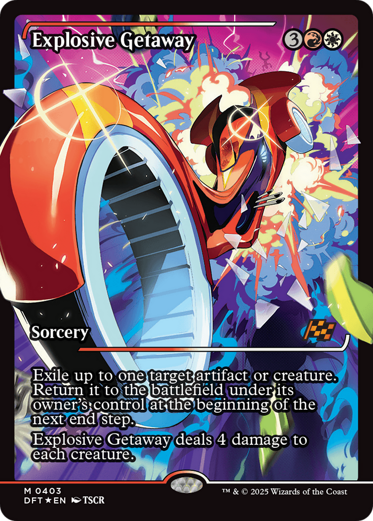 Explosive Getaway (Showcase) Foil (403) - Aetherdrift