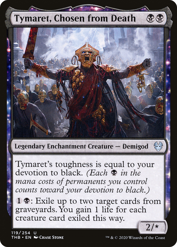Tymaret, Chosen from Death (119) Foil - Theros Beyond Death
