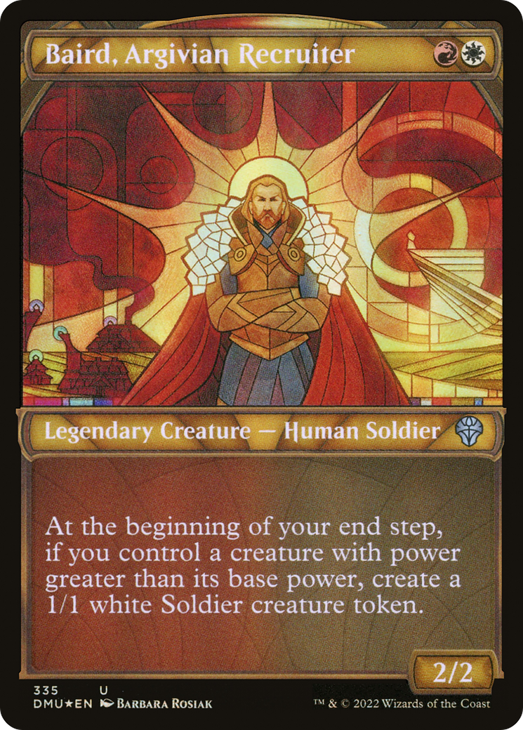 Baird, Argivian Recruiter (Showcase) (335) Foil - Dominaria United