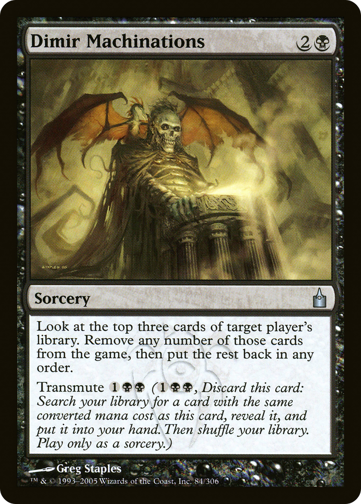 Dimir Machinations (084) Foil - Ravnica: City of Guilds
