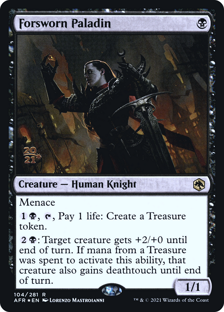 Forsworn Paladin (104) Foil - Adventures in the Forgotten Realms Promos