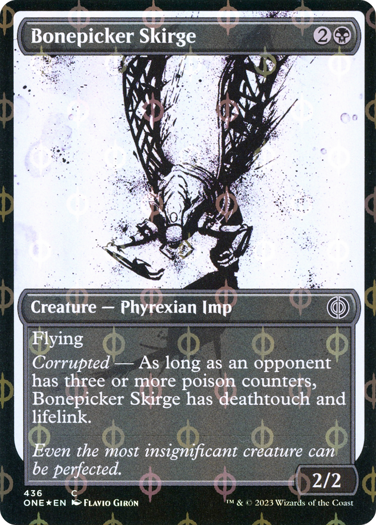 Bonepicker Skirge (Showcase) (436) Foil - Phyrexia: All Will Be One