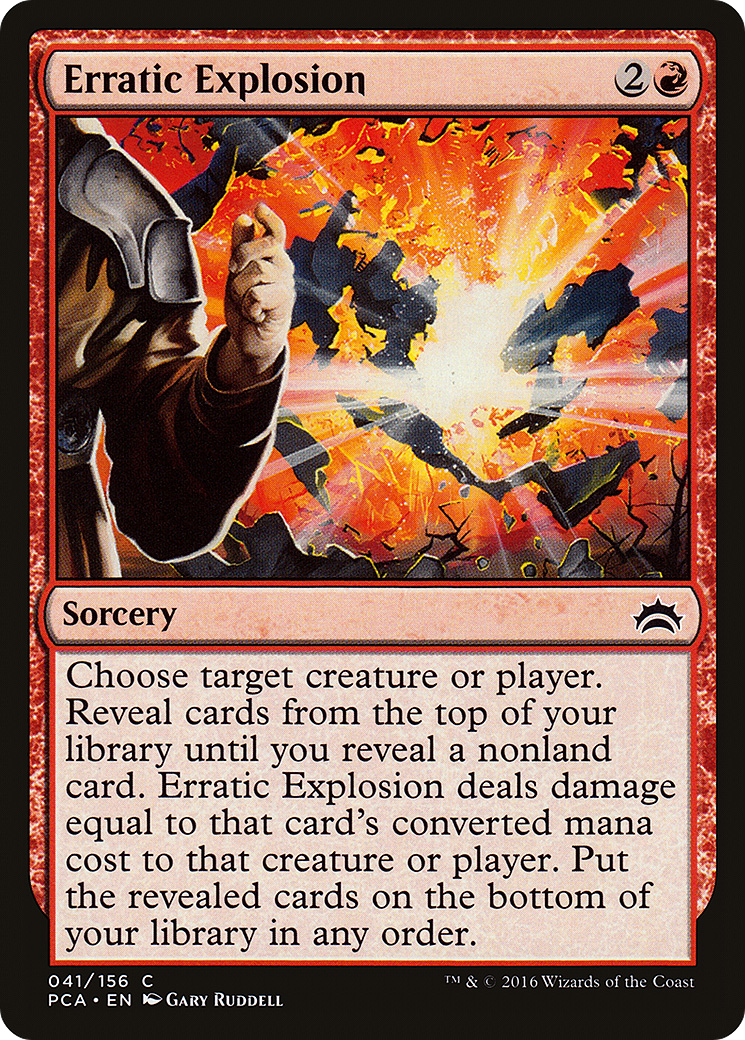Erratic Explosion (041) - Planechase Anthology