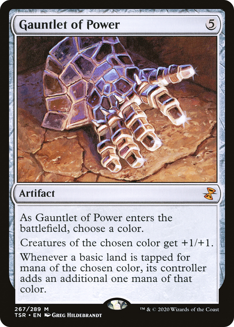 Gauntlet of Power (267) Foil - Time Spiral Remastered