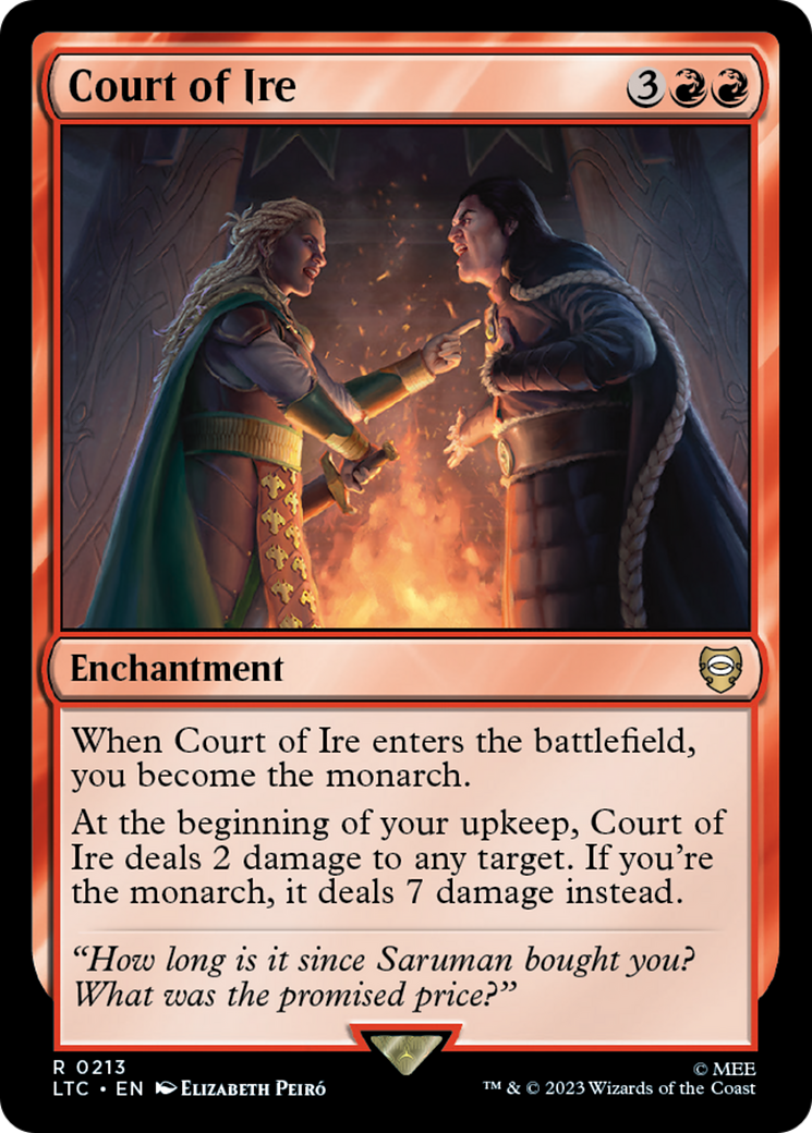 Court of Ire (213) - Tales of Middle-earth Commander