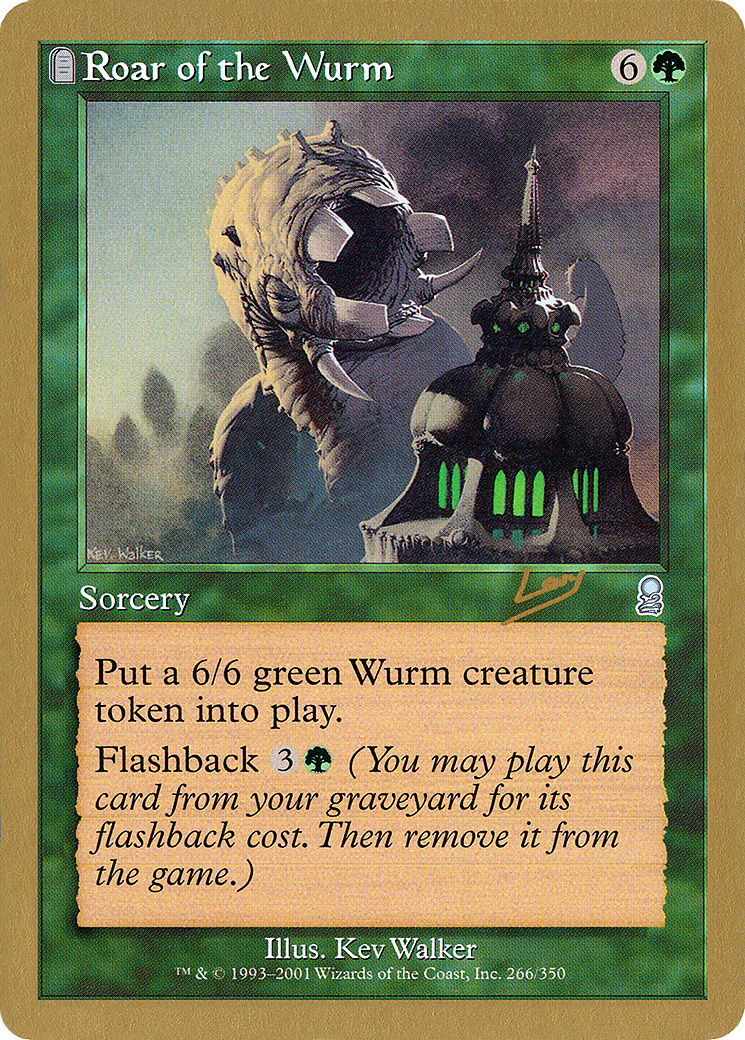 Roar of the Wurm - 2002 Raphael Levy (ODY) (Retro) - World Championship Decks 2002