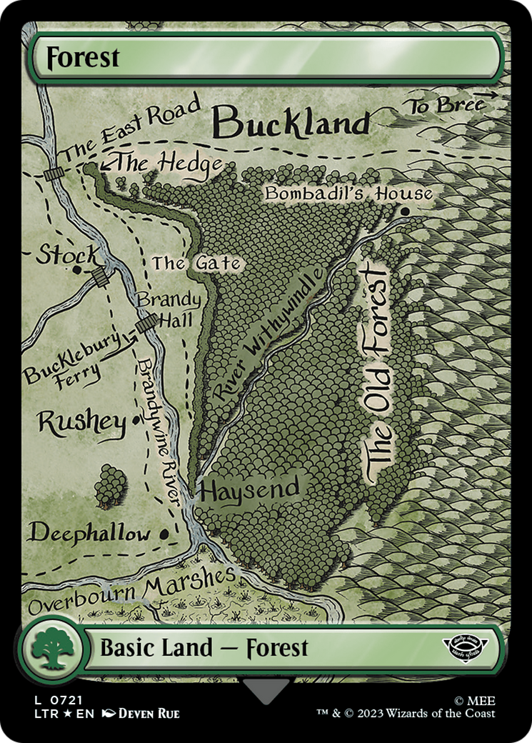 Forest (721) Foil - The Lord of the Rings: Tales of Middle-earth