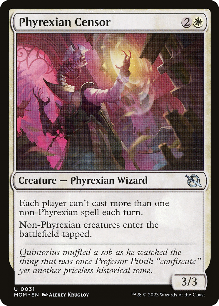 Phyrexian Censor (031) Foil - March of the Machine