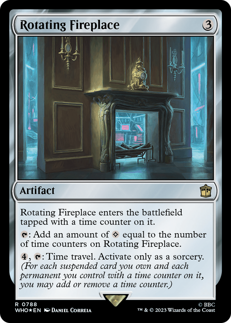 Rotating Fireplace (788) Foil - Doctor Who