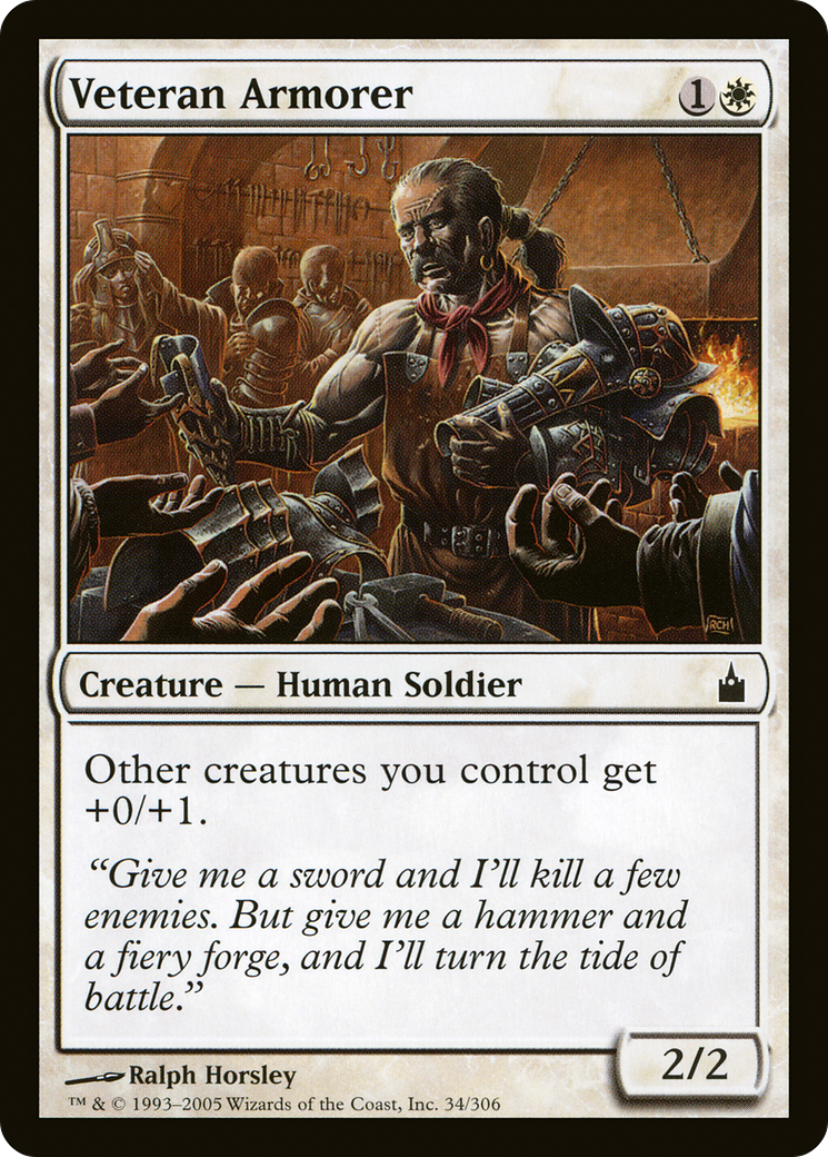 Veteran Armorer (034) - Ravnica: City of Guilds