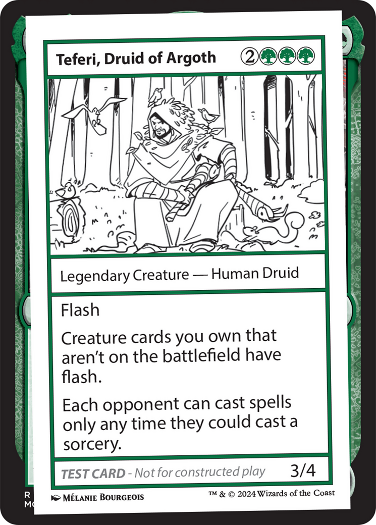 Teferi, Druid of Argoth - Mystery Booster 2