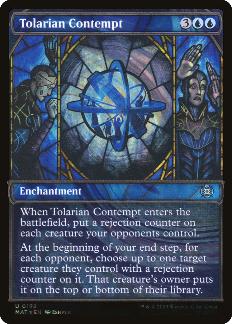 Tolarian Contempt (Showcase) (192) Foil - March of the Machine: The Aftermath