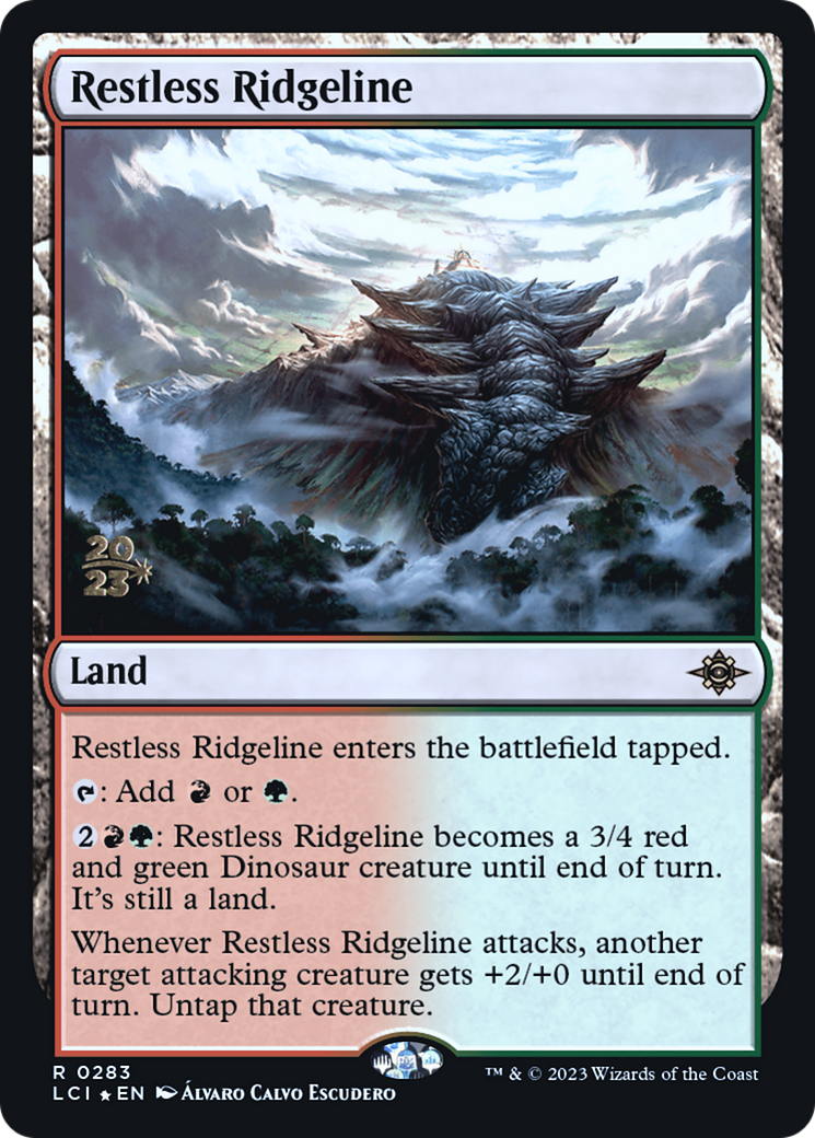 Restless Ridgeline (283) Foil - The Lost Caverns of Ixalan Promos