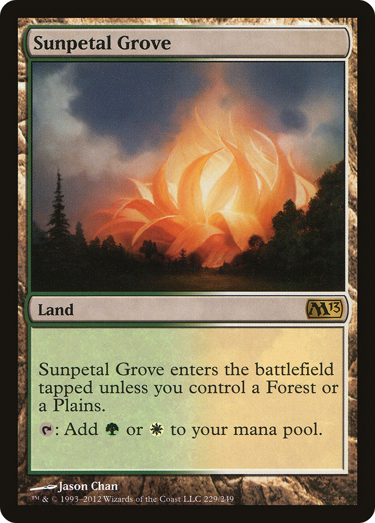 Sunpetal Grove (229) Foil - Magic 2013