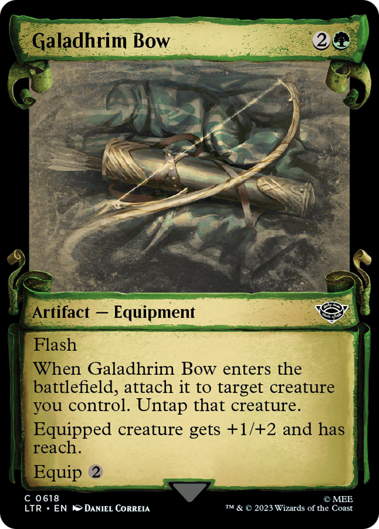 Galadhrim Bow (Showcase) (618) Foil - The Lord of the Rings: Tales of Middle-earth
