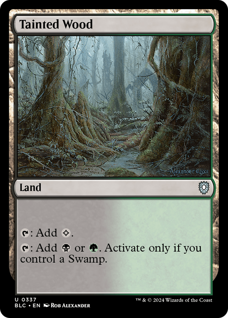 Tainted Wood (337) - Bloomburrow Commander