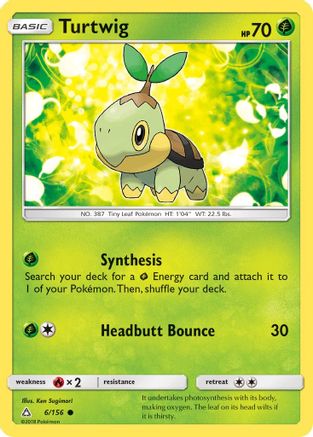 Turtwig (6) Reverse Holofoil - Ultra Prism