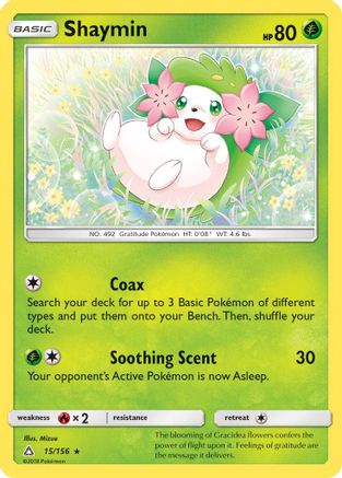 Shaymin (15) Reverse Holofoil - Ultra Prism