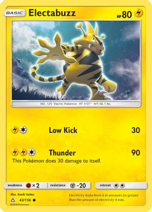 Electabuzz (43) Reverse Holofoil - Ultra Prism